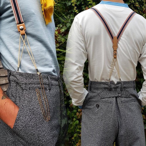 25mm gentleman retro braces - gentleman's,