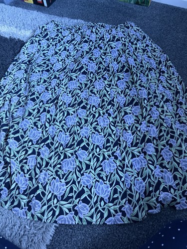 Floral print long skirt - floral,