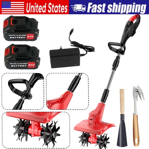 21v cordless tiller - tiller, cultivator