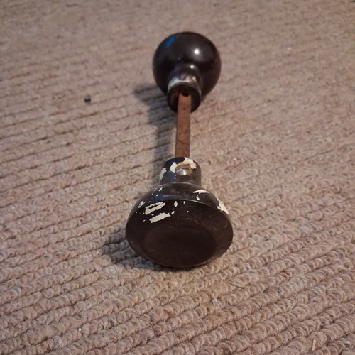 Pair bakelite door - bakelite, knobs