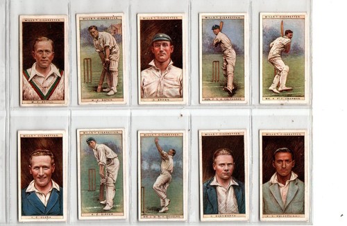 Wills cricketers 1928 a - cricketers,