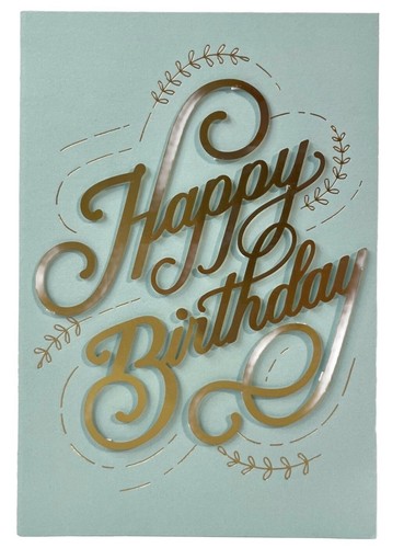 Birthday card cutout happy - birthday,