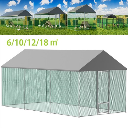 Large chicken coop run - coop, outdoor