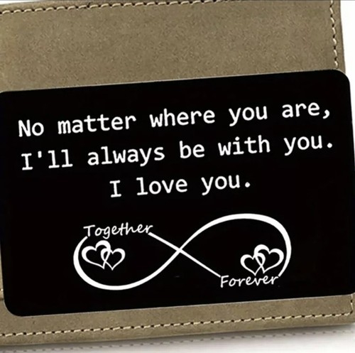 Wallet card love - i, you