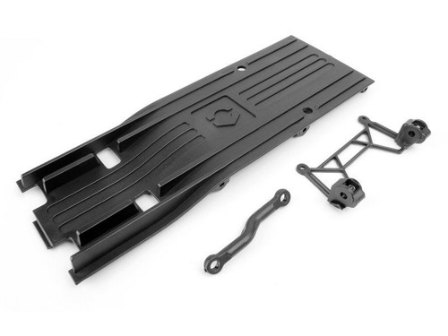 Center skid plate savage - center, (savage