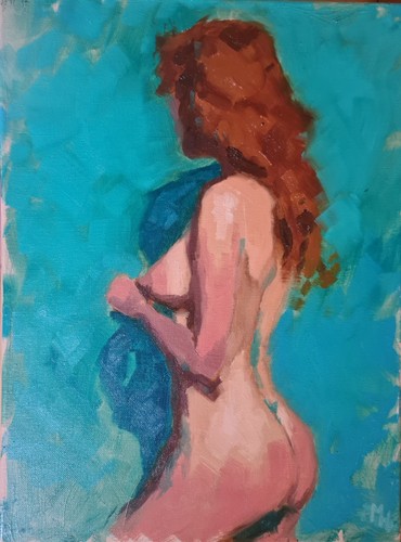 Painting nude erotic - nude,