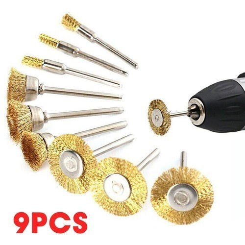 9pcs rotary brass wire - rotary,