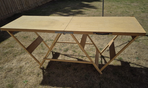 Two wooden folding wallpaper