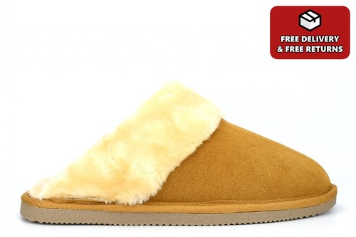 Womens suede slippers ladies - womens,