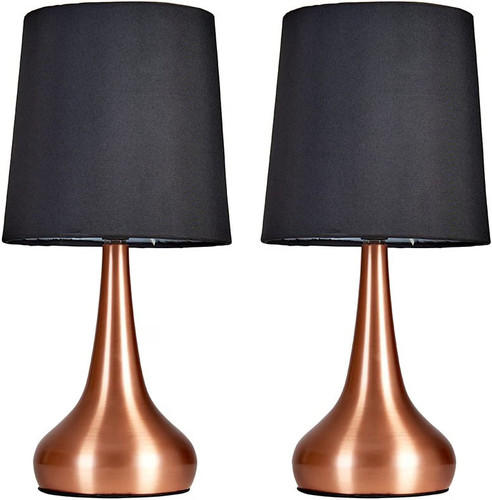 Brass touch table lamp - touch,