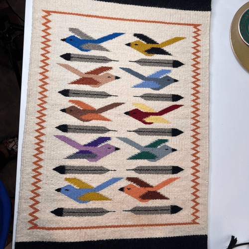 Navajo original wool pictorial