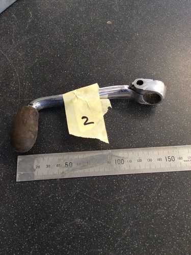 Vintage motorcycle foot - foot, lever