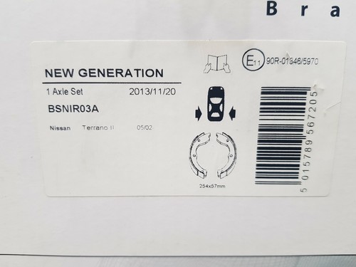 New generation brake - generation, shoes