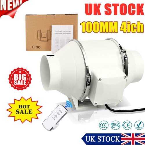 100mm exhaust fan home - 4'',