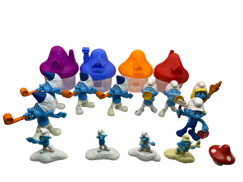 Smurfs mcdonalds peyo mixed - smurfs,