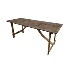 Rustic trestle table vintage - rustic, table,
