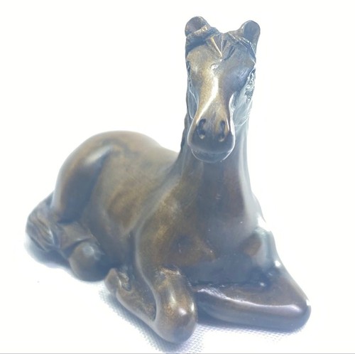 Netsuke sitting horse - netsuke,