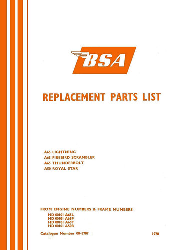 Bsa a65 parts - a65,