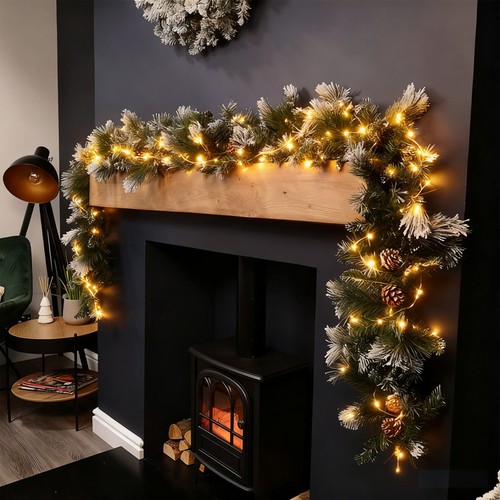 9ft christmas garland - 9ft, with