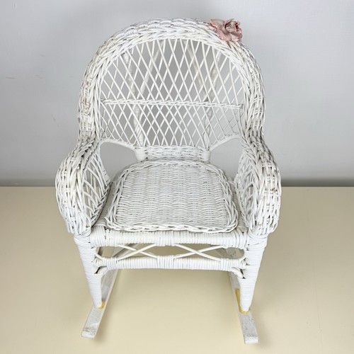 Vintage shackman white wicker - shackman,