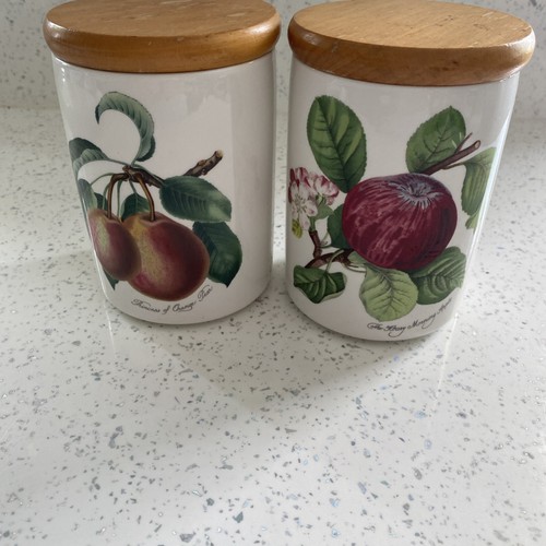 Port meirion ceramic jars - port,