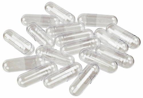 Empty capsules clear - capsules, gelatine