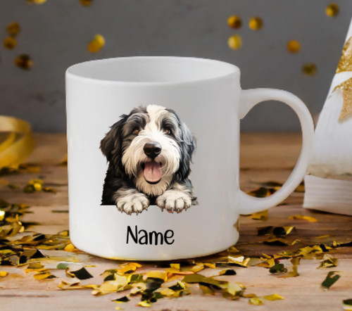 Old english sheepdog dog - old,