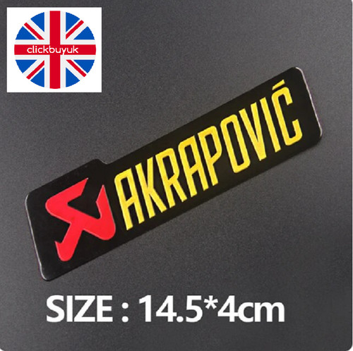 Akrapovic aluminium heat - heat, proof