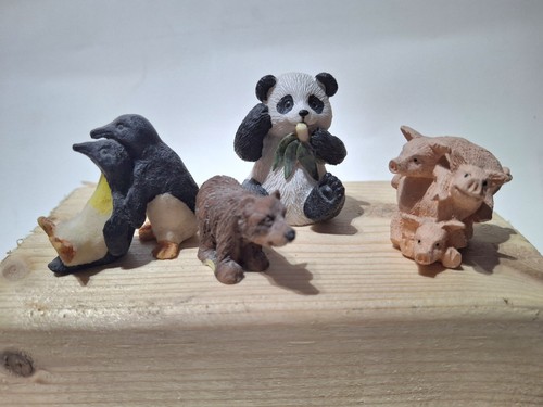 Animal minitures ornaments - ornaments, x4