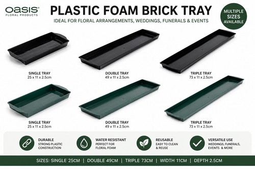 Oasis plastic tray foam brick - oasis,