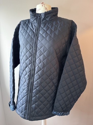 Ladies quilted navy - ladies,