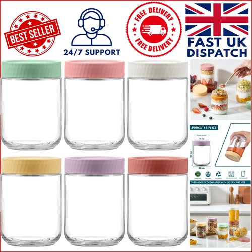 Versatile 500ml glass jars - 500ml,