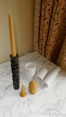 Silicone candle moulds