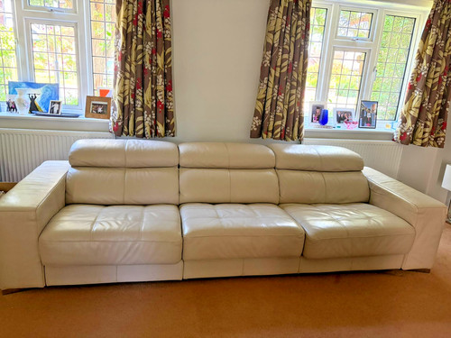 Luxury modular cream leather - modular,