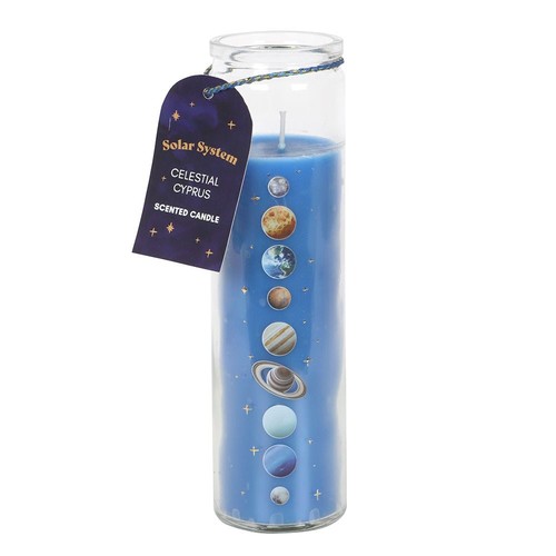 Solar system cedar tube candle - system,