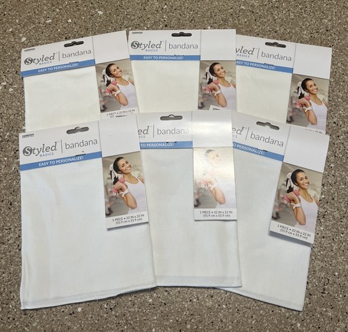 Pack white bandanas large - bandanas,