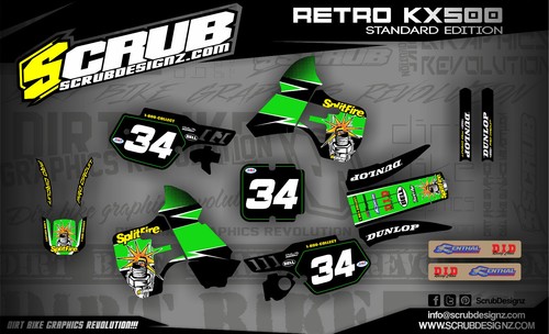 Graphics kit kawasaki - graphics,