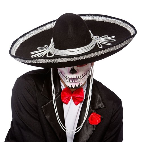 Black sombrero hat day - hat, of