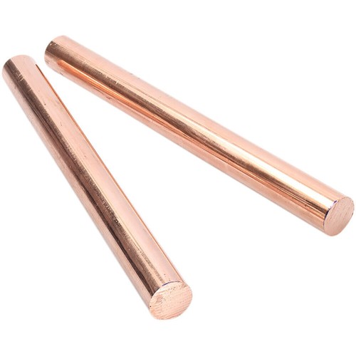 Pure copper rod solid round - copper,