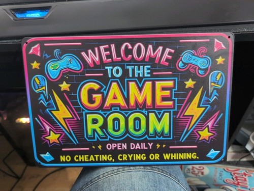 Man cave gaming x11 - man, 8”x11”