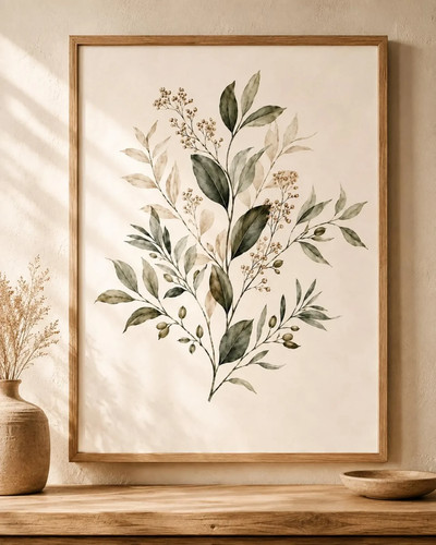 Botanical wall art - wall, print