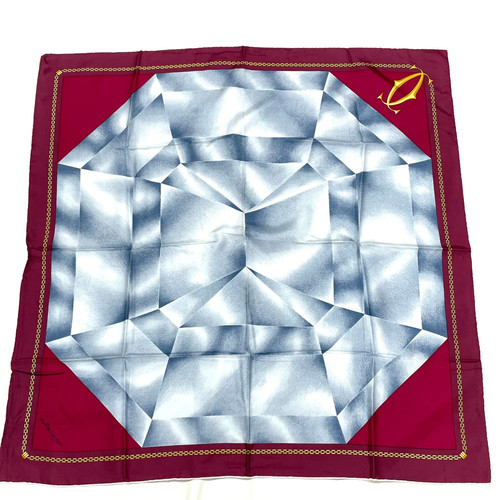 Cartier silk scarf diamond - cartier,