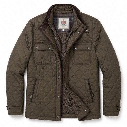 Atlantic bay mens quilted - atlantic,
