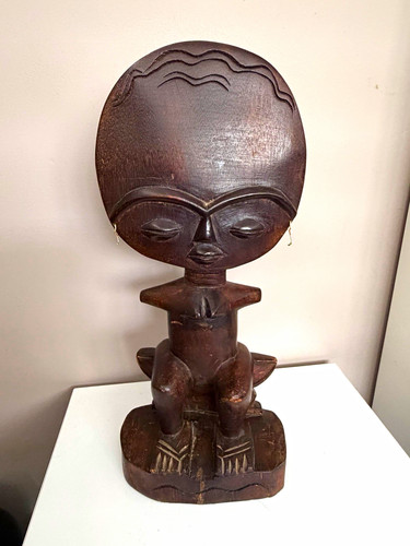 Wooden african carving figure - wooden,
