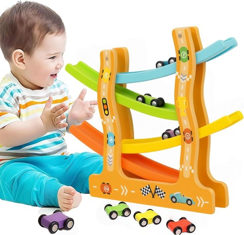 Wooden toys cars ramp - toys, race