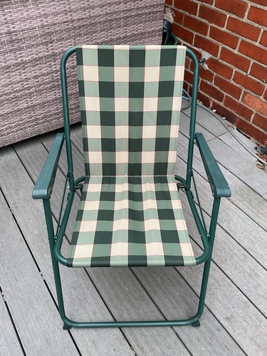 Vintage garden chair green - garden,