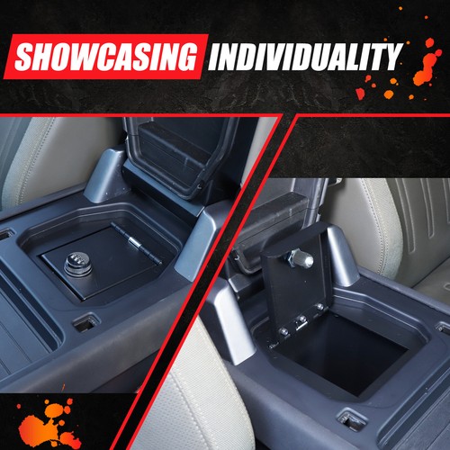 Center console safe gun - center,