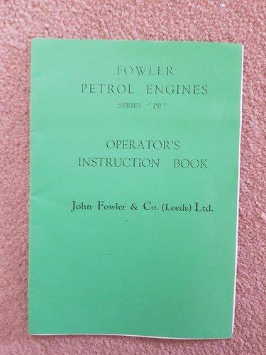 Fowler series petrol engine - petrol,