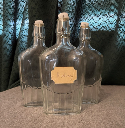 Clear glass swing top - 3x,