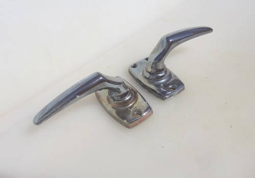 Vintage iron lever door - vintage,